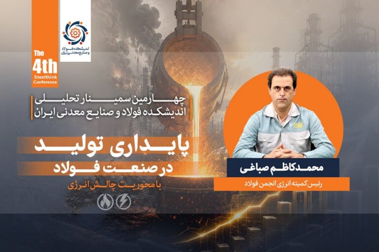 ارائه محمدکاظم صباغی هرندی، رئیس کمیته انرژی انجمن تولیدکنندگان فولاد ایران